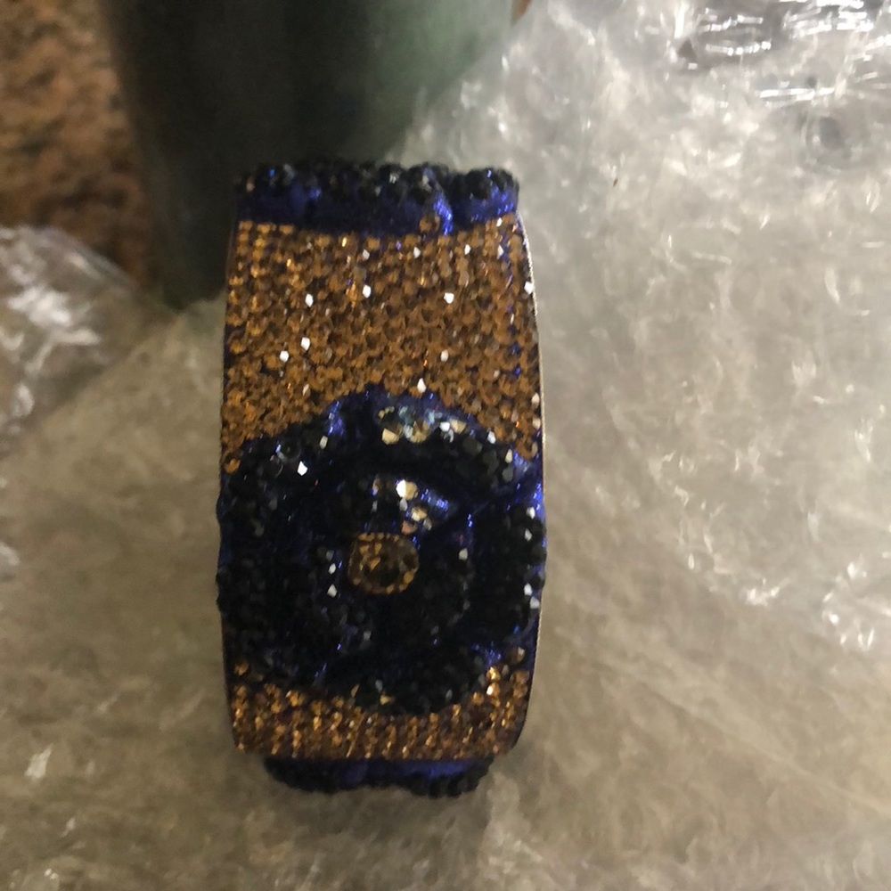 India royal blue rose gold bangle small wrist